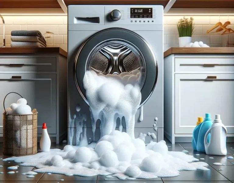 Washer repair excess detergent