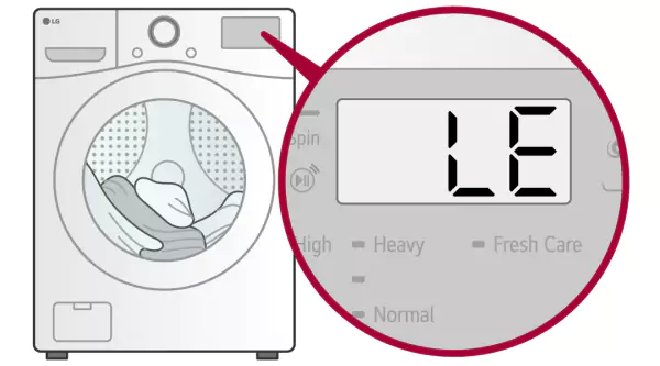 lg washing machine error codes display