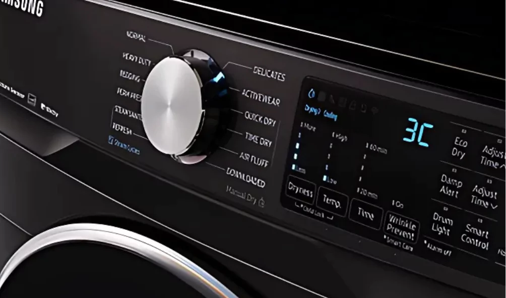 samsung dryer error code displaying