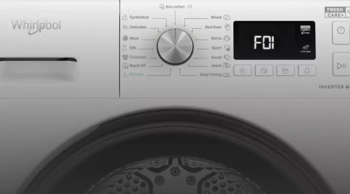 whirlpool dryer error codes