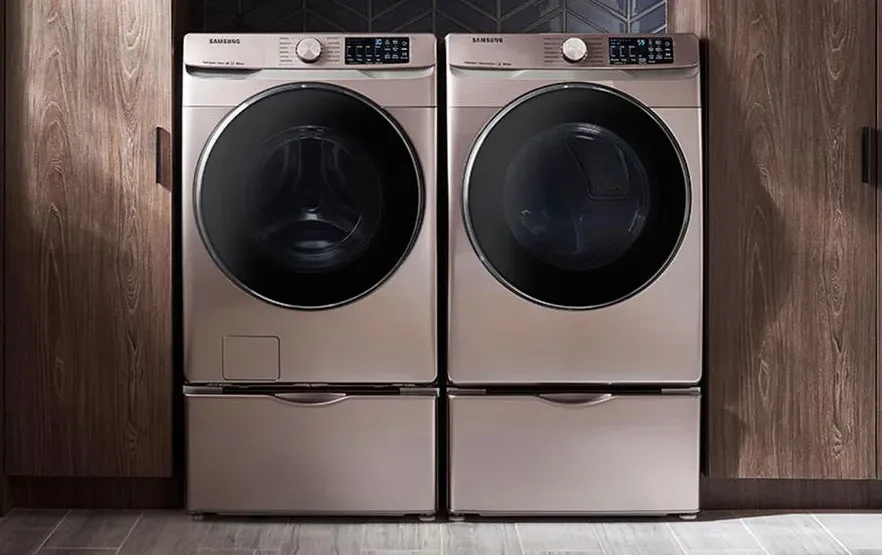 samsung dryer set laundry room