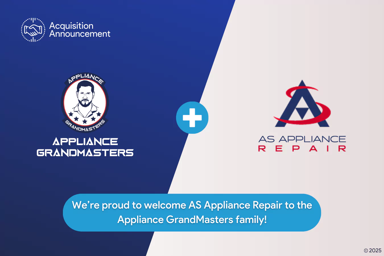 Appliance GrandMasters aquires AS Appliance Repair post