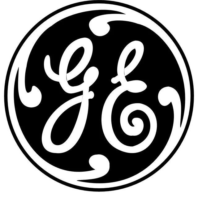 general electric logo black